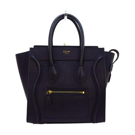 Celine Vintage HandTass , Blauw , Dames , Maat: ONE Size Vintage Tassen