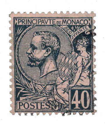Monaco 1891-94 - YT 17 - Stemplet