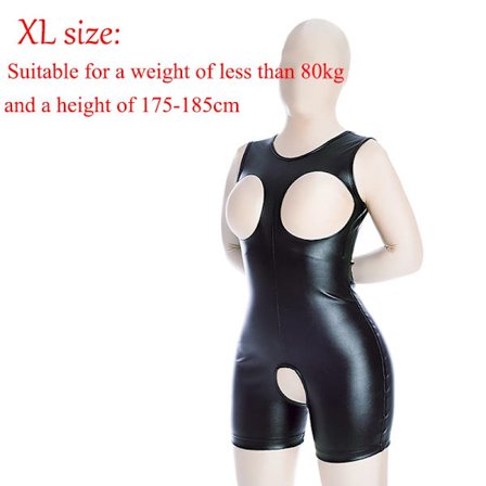 Erotiska Bdsm Leksaker Sexig Läder Bodysuit Bröst-exponerad Restriktionsdräkt Tie-up Sm Bondage Slav Kläder Cosplay Sexleksaker för Kvinnor