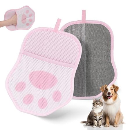 Hårfjerningshanske for kjæledyr for katter og hunder, elektrostatisk gjenbrukbar magisk børste for hårfjerning