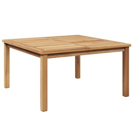 Massiv teak soffbord - vidaXL - 85x85x45 cm - Brun - Modern design - För trädgård och terrass - Massiv teak