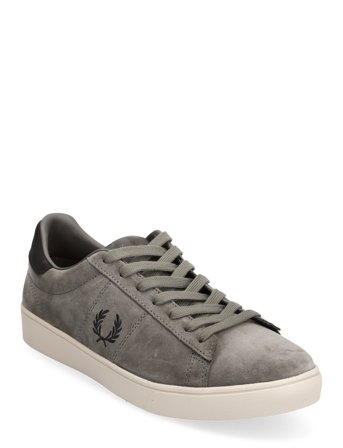 Spencer Suede/Nubuck Lave Sneakers Kakigrønn Fred Perry*Betinget Tilbud