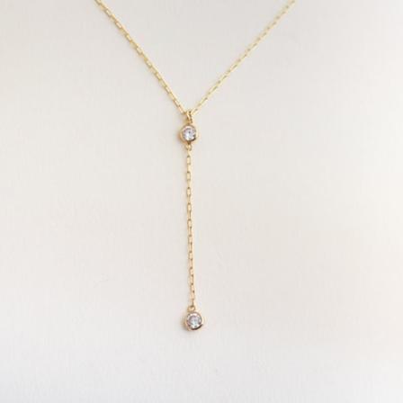 Enkel Bohemian Y Halskæde med Rhinestone Vedhæng til Kvinder og