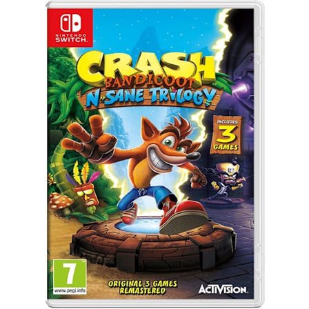 Nintendo Switch -peli - Crash Bandicoot N-Sane Trilogy NS