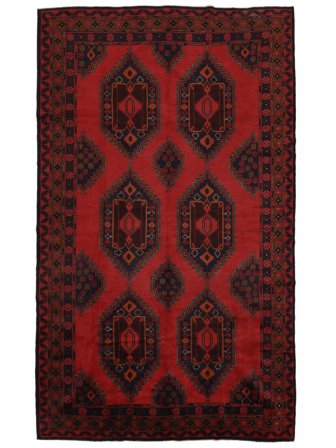 Medaljon Stort Beluch Tæppe 236X383 Uld