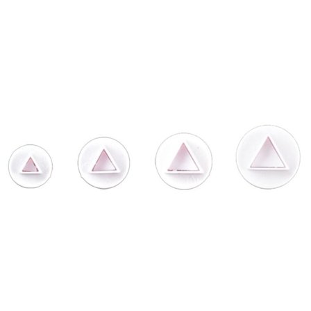 Fondant kage kageudstikker sukkerkunsthåndværk blomst blad trekant THM031 KLB