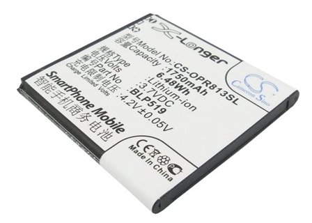 Batteri for SmartPhone, Mobil for OPPO U701, R817, U701T etc.