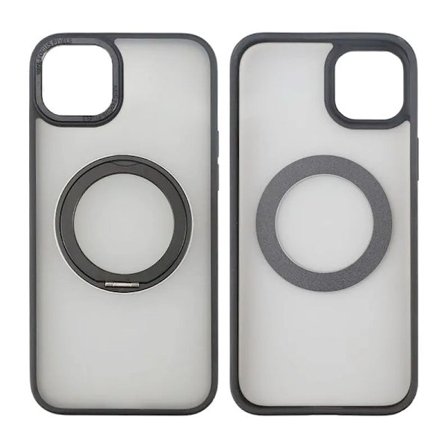 iPhone 15 Skal med MagSafe Stativ Rvelon - Svart