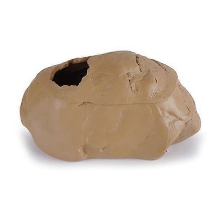 Fisk Skjulested Stein Grotte Akvarium for Skilpadde Reptil Skjul Habitat Ly Dekorasjoner Øgle Slange Gjemmested Terrarium Ornament