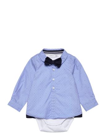 Nbmriza Ls Shirt Body R Bodies Long-sleeved Blå Name It