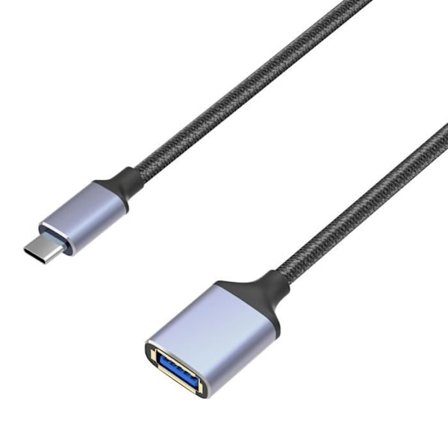USB C - USB 3.0 - Yhteensopiva tabletti älypuhelin tietokone - 1 metri - Musta - OTG
