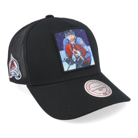 Mitchell & Ness - NHL Svart trucker Keps - Hatstore Exclusive x Colorado Avalanche Legendary Black A-Frame Trucker @ Hatstore