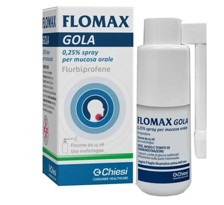 Flomax Gola Spray per mucosa orale 0,25% 15 ml