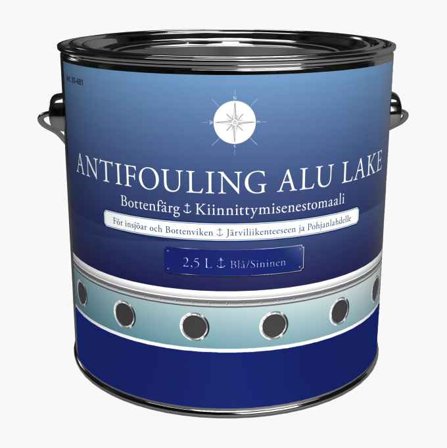 Bottenfärg biocidfri blå 2 5 liter - Biltema