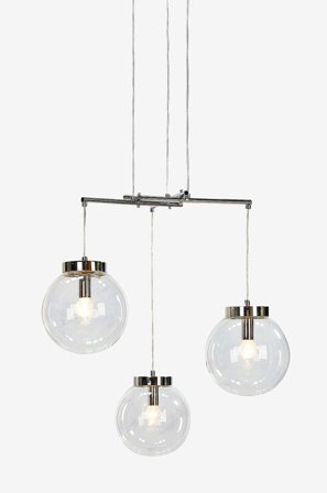 Markslöjd - Sicily loftlampe, krom/klar - Loftpendler - Fra Homeroom