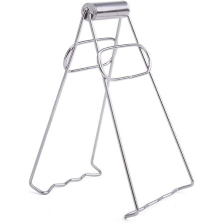 Keittiön ruostumattomasta teräksestä valmistettu lautasennostin, taittuva kuuma astian lautanen kulho pidike lautanen noutaja pihdit