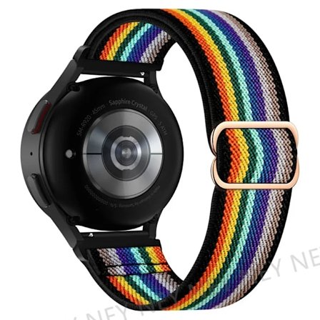 Elastiskt glänsande armband för Samsung Galaxy Watch 7/6/5/pro/4/classic/Active 2 20mm/22mm Bohemian Pride armband Huawei GT 4-3-2 band