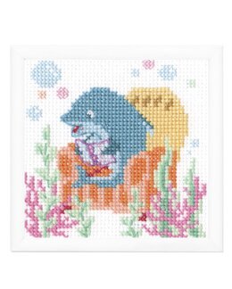 Stickpackung Bild Delfin