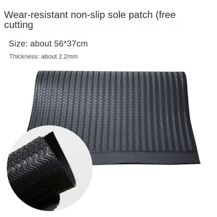 Skor Matta Stickers Gummi Skostycken SVART