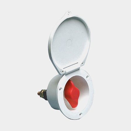 Huvudbrytare i box, Ø105 mm