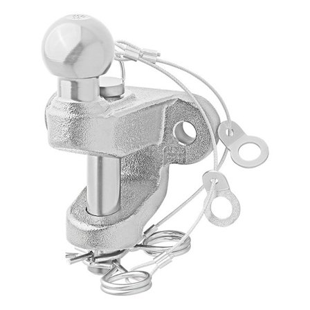 Trækkugle sølv kombineret dobbelt version D17.2/S200