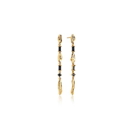 Sif Jakobs, Earrings Vulcanello Lungo Geel, Dames, Maat:ONE Size