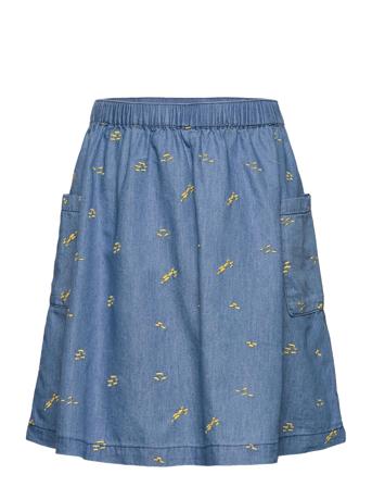 Sgdizzy Chambray Skirt Blue Soft Gallery