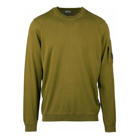 C.p. Company Round-neck Strik Grøn, Herre Strik