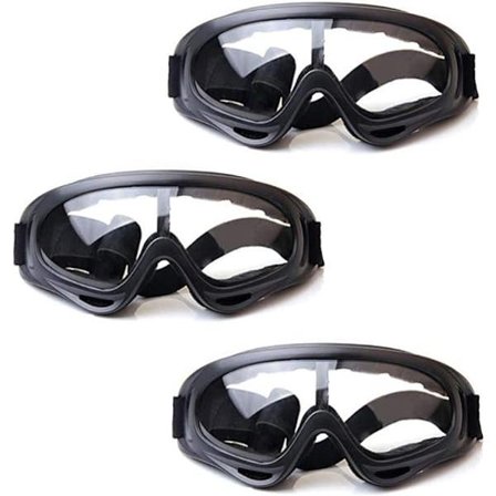 Børns sikkerhedsbriller - 3-pak børns udendørs beskyttelsesbriller sikkerhedsbriller til leg og laboratoriearbejde