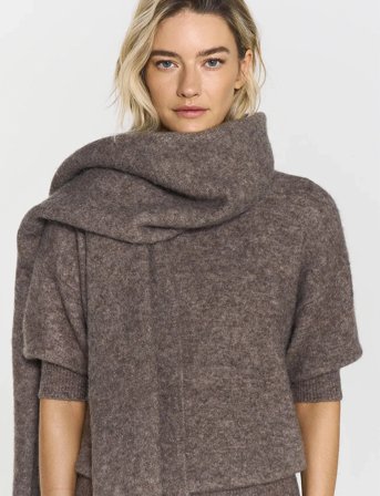 Twist & Tango Everlee Shawl - Brown - ONE SIZE