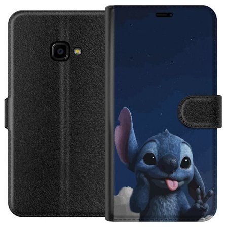 Kompatibelt Plånboksfodral till Samsung Samsung Galaxy Xcover 4 Stitch Disney natthimmel blå utomjording Lilo och Stitch karaktär söt tecknad film