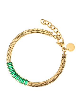 Athena Minibracelet Accessories Jewellery Bracelets Chain Bracelets Gull By Jolima*Betinget Tilbud