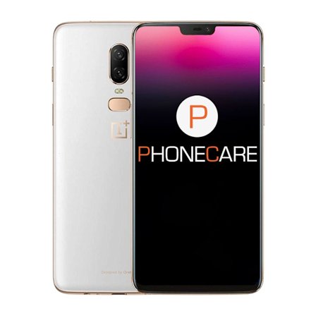 Brugt OnePlus 6 128GB Silk white - Brugt stand