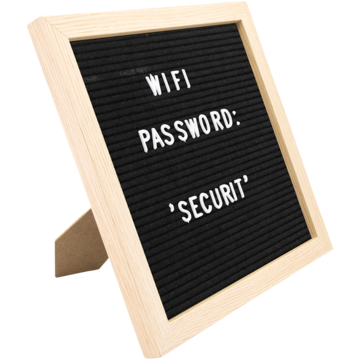 Securit Bokstavtavle 30x30cm