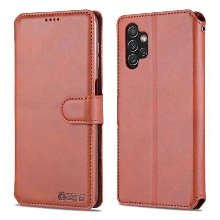 Smidigt Azns Plånboksfodral - Samsung Galaxy A13 4g Brun