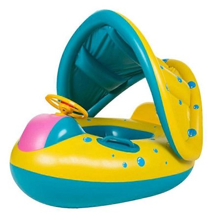 Sea Baby Oppustelig Svømmering - Flydende Poolstol Legetøj til Babyer, Komfortabel og Sikker Vandflyder