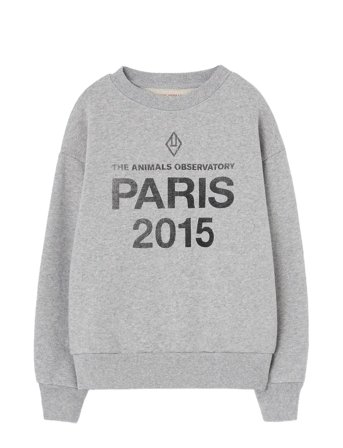 THE ANIMALS OBSERVATORY Sun Frey Bear Sweatshirt - Grey - 4 Y