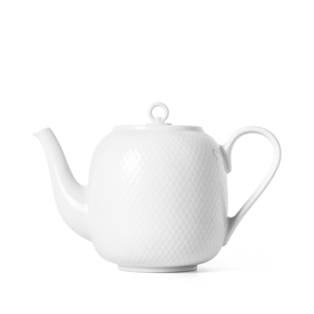 Lyngby Rhombe Tekanne Hvit 1.9ltr