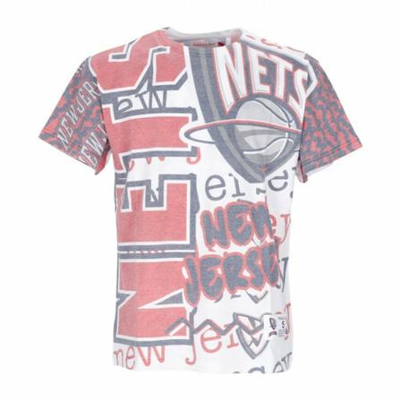 Mitchell & Ness, t-shirt Rood, Heren, Maat:L