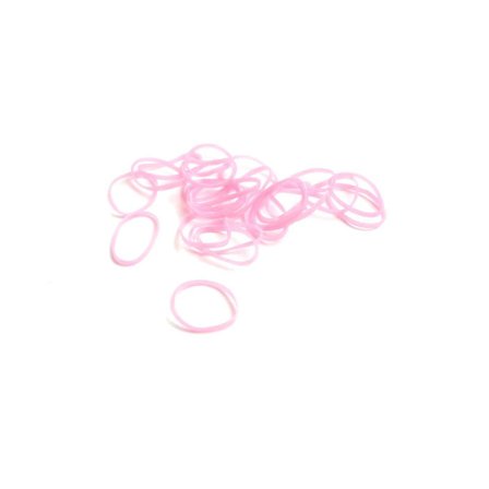 Gummiband för håret 20-pack Rosa