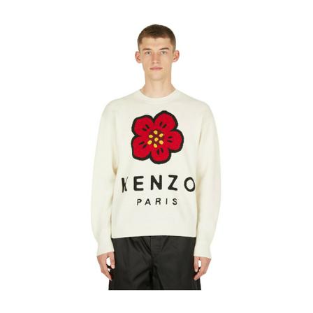 Kenzo Knitwear , Wit , Heren , Maat: S Truien & Vesten