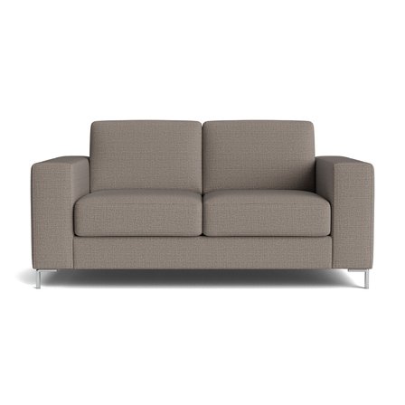 Pesaro 2 personers sofa - Basel Lys Gråbrun - 172x92x84 - Sofa, 2 personers sofa