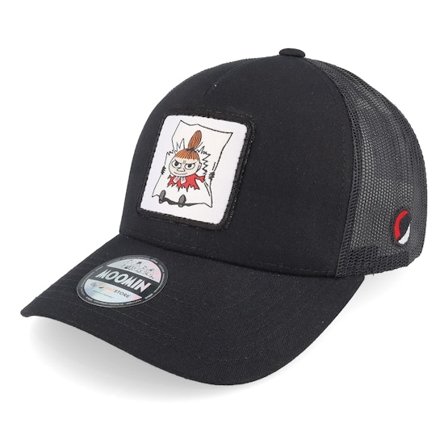 Moomin - Little My Paper Black Trucker Trucker Black Cap - @ Hatstore