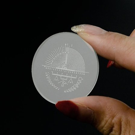 Mikroskop X-linjal Stage Mikrometer Okular Kalibrering