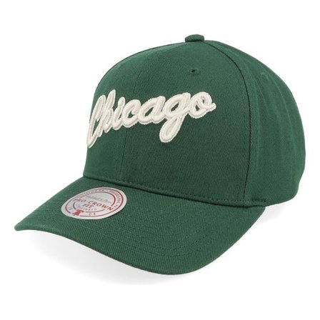 Mitchell & Ness - NBA Grön adjustable Keps - Chicago Bulls Green/Cream Pro Crown Green Adjustable @ Hatstore