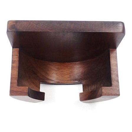 Veggmontert kaffefilterholder i tre - Hengerdekorasjon - Vegglagringsstativ for 51/53/54/58 mm holdere