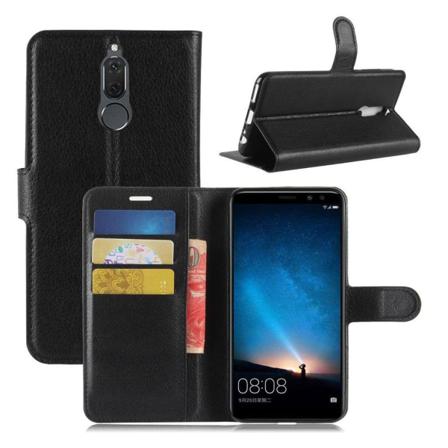 Huawei Mate 10 Lite Flipfodral I Pu-läderfodral - Svart