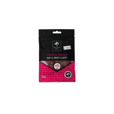 WOVV - Candy Duck 80 g - Hund - Hundegodbiter & tyggebein - Belønningsgodbiter for hund - ZOO.no