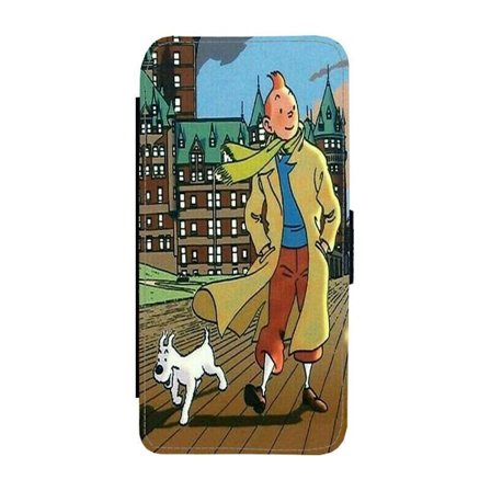 Tintin iPhone 15 Plus Flip Mobilfodral