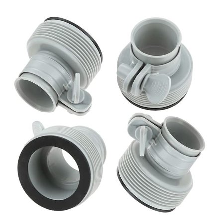 1,25" til 1,5" Type B slange adaptere til Intex pool, slange konverteringsadaptere B-sæt til opgradering af filterpumper og saltvandsanlæg